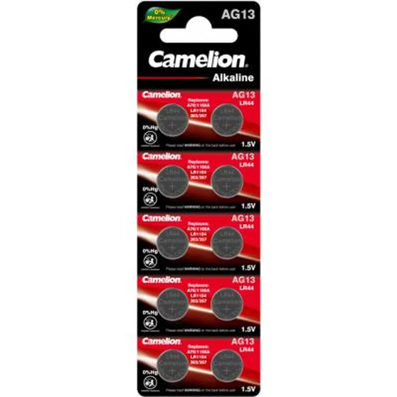 Батарейка AG13 / LR1154 / LR44 / V13GA Alkaline * 10 Camelion (AG13-BP10)