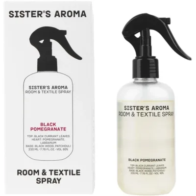 Освіжувач повітря Sister's Aroma Чорний гранат Парфумований спрей для кімнати та текстилю 230 мл (4820227786022)