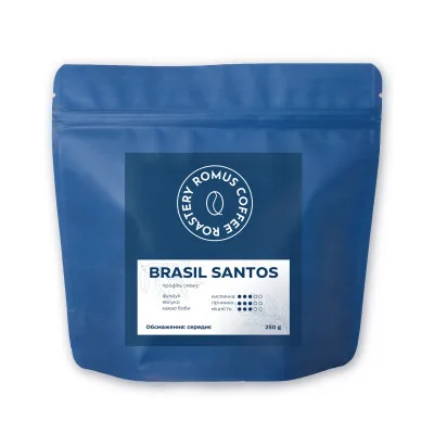 Кава Romus Brasil Santos в зернах 250 г (551978)