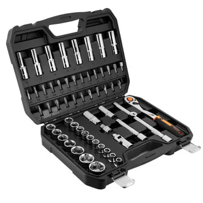 Набір інструментів Neo Tools 58шт, 1/2", CrV, кейс (10-042)