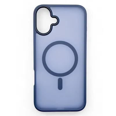 Чохол до мобільного телефона BeCover Metal Buttons Case (MagSafe) для Apple iPhone 16 Plus Blue (712094)