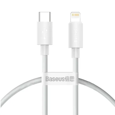 Дата кабель USB-C to Lightning 1.0m PD20W white Baseus (CATLYS-B02)