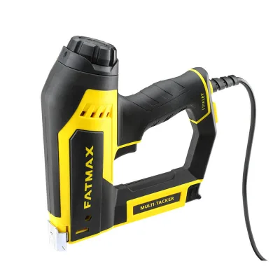 Степлер будівельний Stanley електричний Fatmax Multi-Tacker, 5 в 1, скоби G, Н, СТ, цвяхи та шпильки 18 GA (FMHT6-75934)