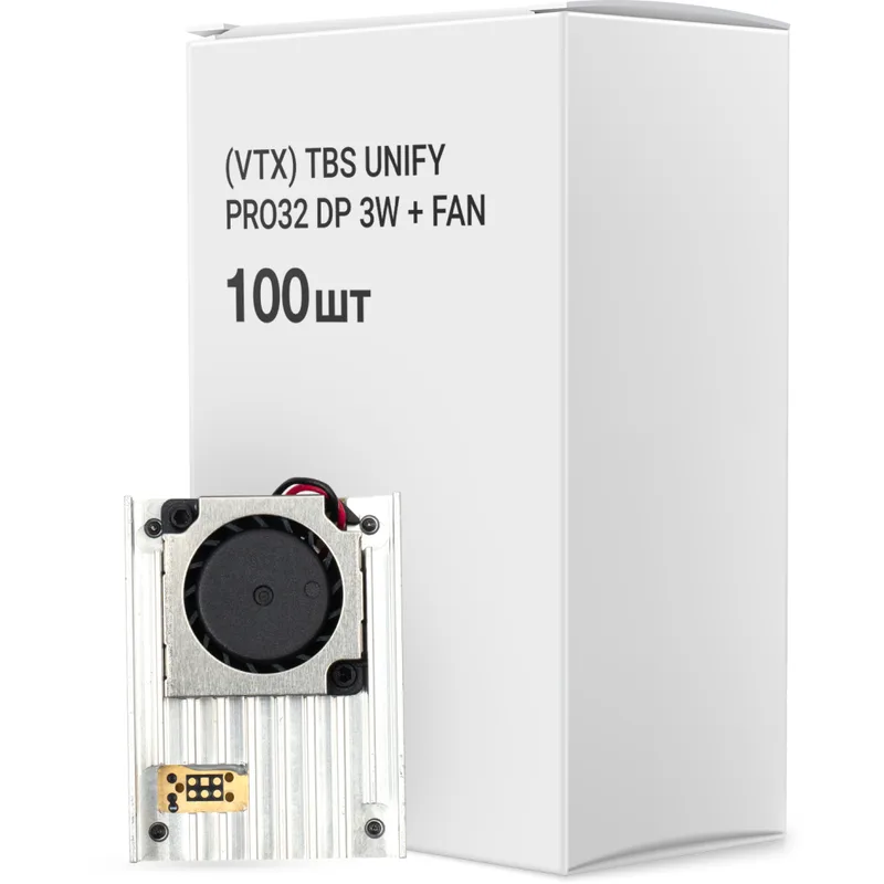 Відеопередавач (VTX) TBS Unify Pro32 DP 3W + Fan 100