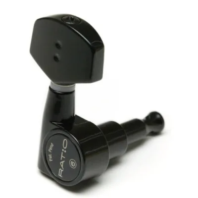 Кілки для гітари Graph Tech PRN-2411-B0 Ratio Acoustic 3+3 C0ntemporary 2 Pin - Black (235529)