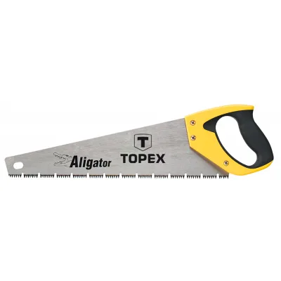Ножівка Topex по дереву, 450 мм, "Aligator", 7TPI (10A446)