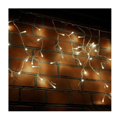 Гірлянда Voltronic Бахрома White Hot 96 LED, 5х0,4м, 8 режимів (RH-02-96/5/0,4/24WH)