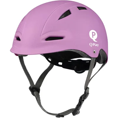 Шолом QPlay дитячий розмір М (52-58 см), фіолетовий (HM-01HelmetMPurple)