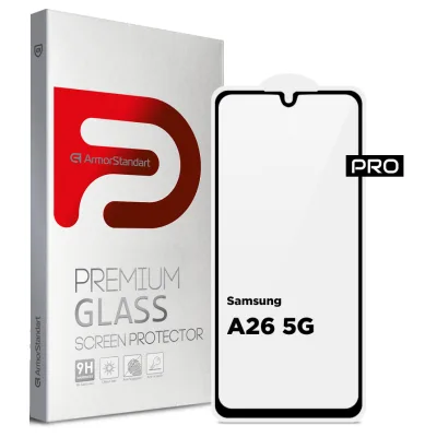 Скло захисне Armorstandart Pro Samsung A26 5G Black (ARM82212)