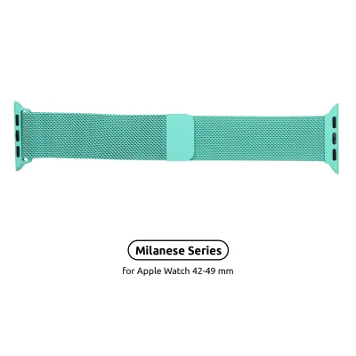 Ремінець до смарт-годинника Armorstandart Milanese Loop для Apple Watch 49/46/45/44/42 (Series 1-3) Mint Green (ARM55260)