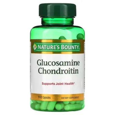 Вітамінно-мінеральний комплекс Nature's Bounty Глюкозамін та Хондроїтин, Glucosamine Chondroitin, 110 капсул (NRT-00238)