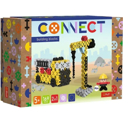 Конструктор Trefl Connect 2 в 1, 169 деталей (5900511619713)