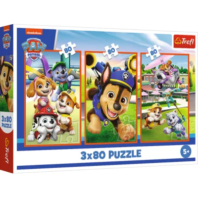 Пазл Trefl Paw patrol Собача банда 3 х 80 елементів (5900511348866)