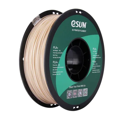 Пластик для 3D-принтера eSUN PLA+ P1.75мм, 1кг, Bone White (PLA+P175BW1)