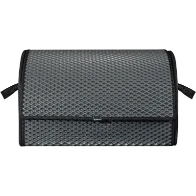 Сумка-органайзер EVAtech M-PRO 32x50x30 см. Ромб сірий з чорним кантом (BS13642OM3RGB)