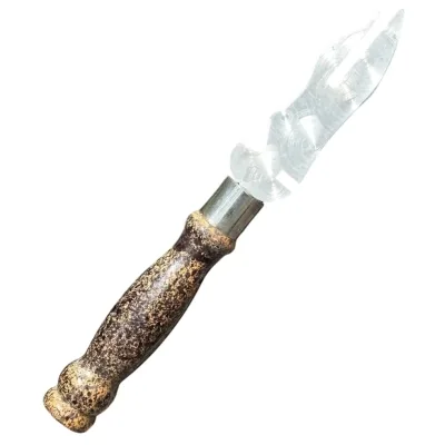 Виделка для зняття м'яса Metalzavod 280х3мм мармурова (VLK-3MM-MR)