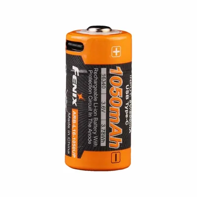 Акумулятор Fenix 16340 (1050 mAh) Type-C (ARB-L16-1050UP)