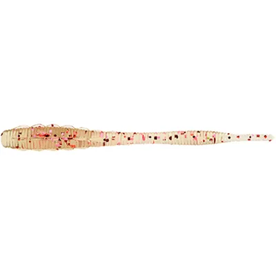 Силікон рибальський FishUP Aji Scaly 2.3" 414 - UV Clear/Red (9шт/уп) (1864.14.70)