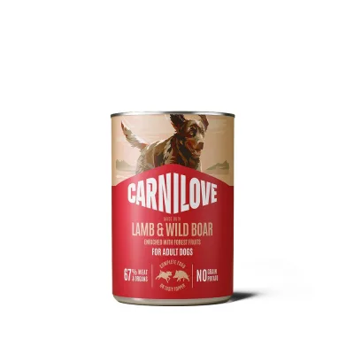 Консерви для собак Carnilove Lamb & Wild Boar 400 г (8595602582822)