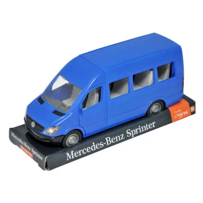 Машина Tigres Mercedes-Benz Sprinter пасажирський (синій) на планшетці (39706)