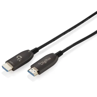 Кабель мультимедійний HDMI M to HDMI M 40.0m V2.1 8K60Hz AOC 48Gbps black Digitus (AK-330126-400-S)