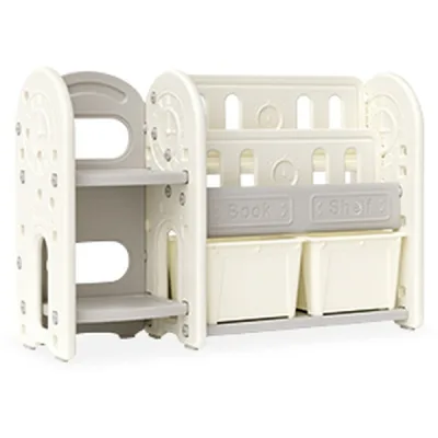Дитячий стелаж Mealux Kubik White (KD-E053 White)