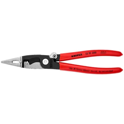Плоскогубці KNIPEX електромонтажні 200мм (13 91 200)