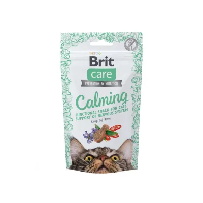 Ласощі для котів Brit Care Cat Snack Calming з куркою 50 г (8595602555765)