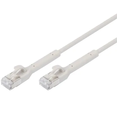 Патч-корд 2м, SFTP, cat.6A, AWG 32/7, Cu, TPE-LSZH, гнучкий, grey Digitus (DK-1632-A-020B)