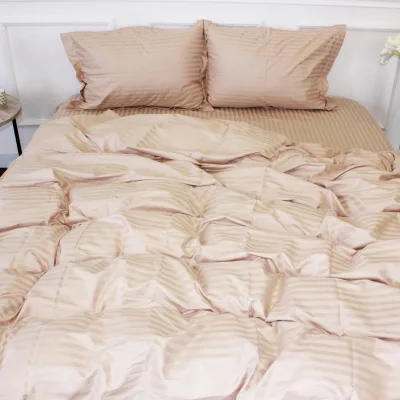 Підковдра MirSon Satin Stripe 30-0004 Cream 110х140 см (2200005248737)