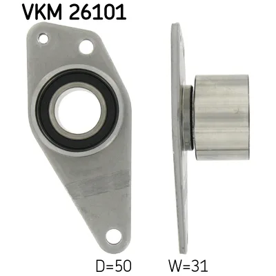 Ролик натягувача ременя SKF VKM 26101