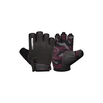 Рукавички для фітнесу RDX T2 Half Pink S (WGA-T2HP-S)