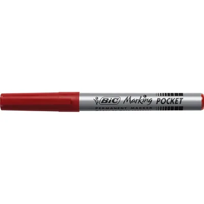 Маркер Bic перманентний Fine, червоний (bc8209002)