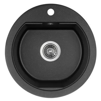 Мийка кухонна GRANADO LUGO black shine (gr2801)