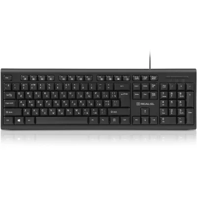 Клавіатура REAL-EL RK-507 USB Black (EL123100050)