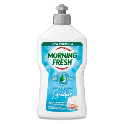 Засіб для ручного миття посуду Morning Fresh Sensitive 400 мл (5000101509650/8998103018812)