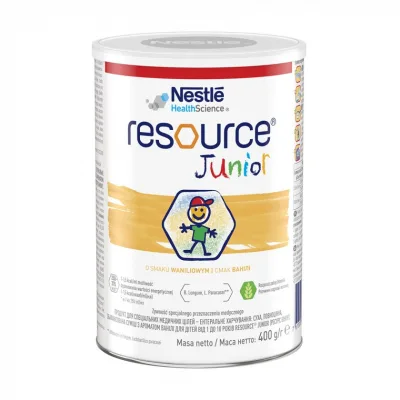 Дитяча суміш Nestle Resource Junior від 1 до 10 років 400г (7613033864919)