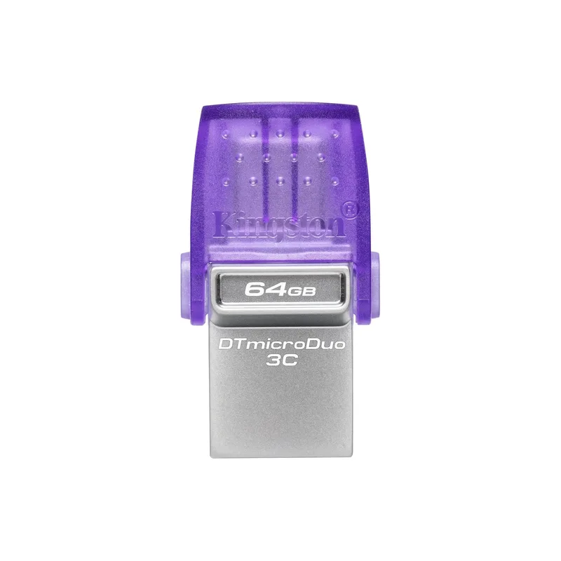 USB флеш накопичувач Kingston 64GB DataTraveler microDuo 3C USB 3.2/Type C (DTDUO3CG3/64GB)