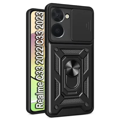 Чохол до мобільного телефона BeCover Military Realme C33 2022/C33 2023 Black (709170)