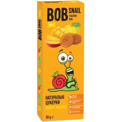 Цукерка Bob Snail Мангово-яблучні 30 г (1740740)