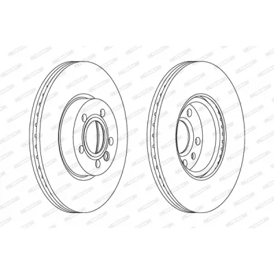 Гальмівний диск FERODO DDF1160C