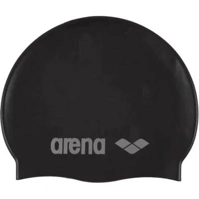 Шапка для плавання Arena Classic Silicone JR 91670-044 чорний Діт OSFM (3468333887717)
