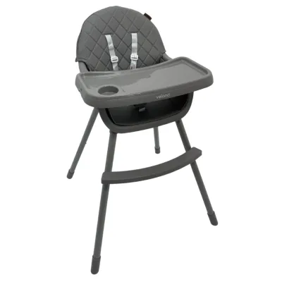 Стілець для годування Velano 2 в 1 Evo, grey (45685)