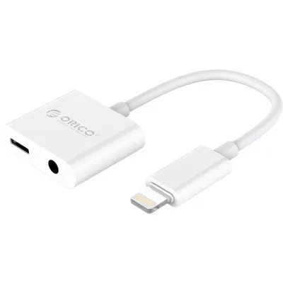 Перехідник Lightning to 3.5mm/Lightning 2LT-WH-BP Orico (CA912797)