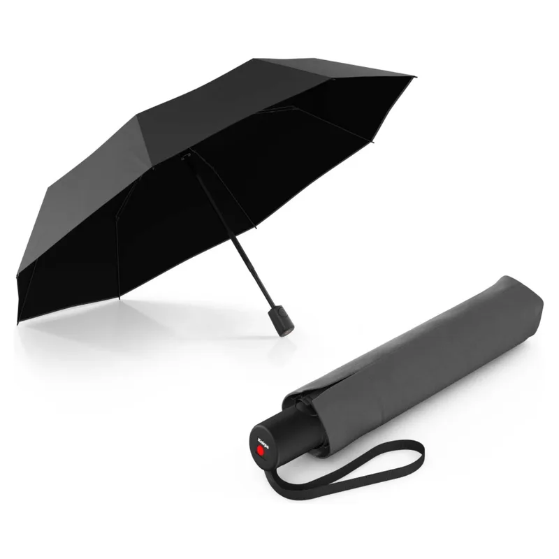 Парасоля Knirps A.200 Medium Duomatic Dark Grey Black HeatShield автомат, складана (Kn95-7201-08002)