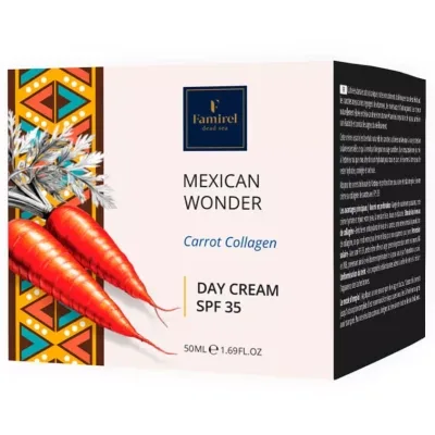 Крем для обличчя Famirel Mexican Wonder З морквою та колагеном SPF35 50 мл (7290114086967)