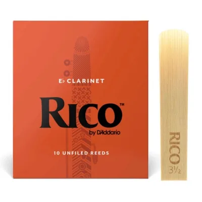 Тростина для кларнета D'Addario Rico - Eb Clarinet #3.5 - 10 Pack (RBA1035)