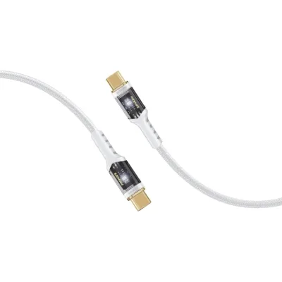 Дата кабель USB-C to USB-C 1.2m Promate (lucidline-cc120.white)