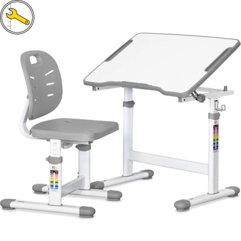 Парта зі стільцем Evo-kids Ergo Grey (Evo-03 Ergo G)