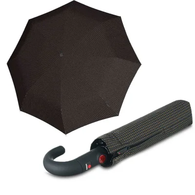 Парасоля Knirps T.260 Crook Handle Watson Tobacco (Kn95 3260 7053)